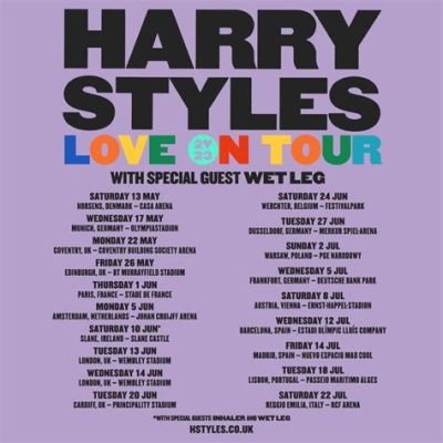 Harry Stylesin Love on Tour - konserttikiertue täynnä rakkautta, musiikkia ja yllättäviä käänteitä!