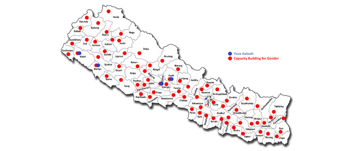 Gender Social Work Map Nepal